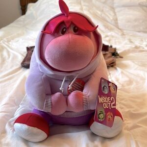 Adorable weighted Inside Out 2 plushy